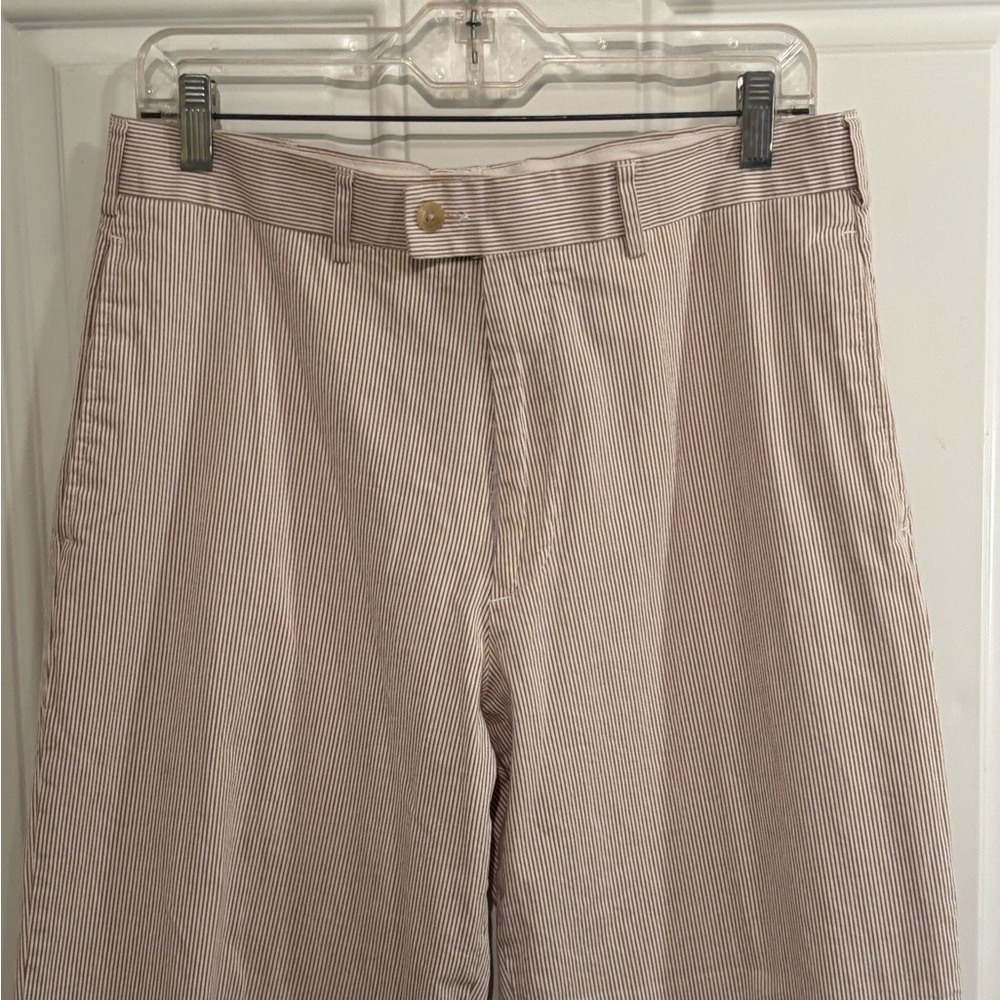 Izod Tan Chinos Classic Flat-Front Design‎